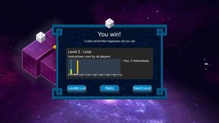 Скриншот 7 к игре God is a Cube: Programming Robot Cubes