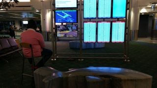 Фанат Apex Legends подключился к одному из мониторов в аэропорту, чтобы сыграть перед отлётом