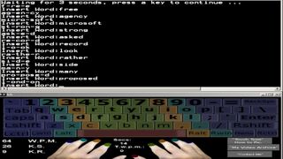 Скриншот 5 к игре Touch Typing Home Row Speed Grinder