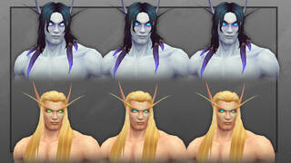 World Of Warcraft: Shadowlands — показаны новые цвета глаз и оттенки кожи для эльфов крови и бездны