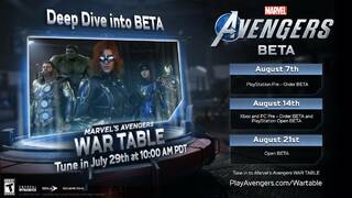 Бета-тестирование Marvel's Avengers начнется в августе