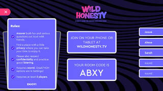 Wild Honesty: A party game for deeper conversations