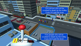 Скриншот 8 к игре The Trolley Problem Game