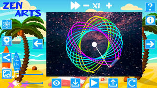 Zen Arts: Relaxing Pendulum Paint Simulator