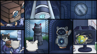 Скриншот 5 к игре Catellite-609: feline space adventure