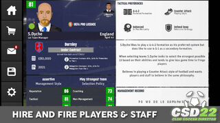 Скриншот 5 к игре Club Soccer Director 2022
