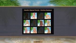 LineArt Jigsaw Puzzle - Erotica Summer