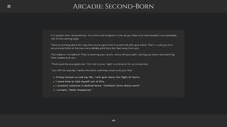 Arcadie: Second-Born