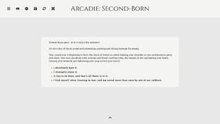 Arcadie: Second-Born