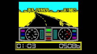 Скриншот 5 к игре Super Cycle (C64/CPC/Spectrum)