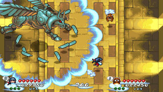Скриншот 6 к игре Pocky & Rocky Reshrined