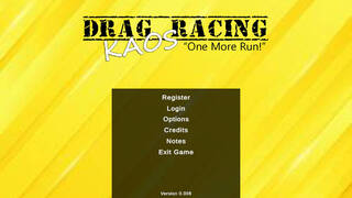 Drag Racing Kaos - "One More Run"
