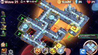 Скриншот 5 к игре Monster Tiles TD: Tower Wars