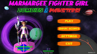 Marmargee Fighter Girl vs. Zombies & Monsters!