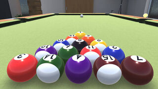 Скриншот 5 к игре Pocketing the ball-Billiards Simulator - 8 ball- 3D pool