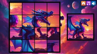 Скриншот 5 к игре OG Puzzlers: Synthwave Dragons