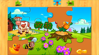Скриншот 6 к игре Animal Farm Jigsaw Games for Toddlers, Babys and Kids