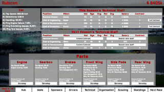 Скриншот 5 к игре Formula Racing Manager
