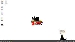 Cat On My Desktop