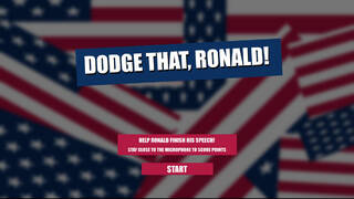 Dodge that, Ronald!