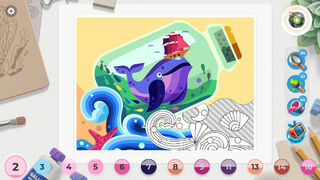Скриншот 5 к игре Gallery: Coloring book & decor