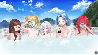 Скриншот 5 к игре 温泉でお酒を飲もう！～Drinking in the hot spring!～