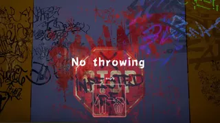 No throwing