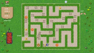 Catch That Pizza! Maze Game