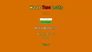 Waste Time Lotto