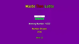 Скриншот 5 к игре Waste Time Lotto