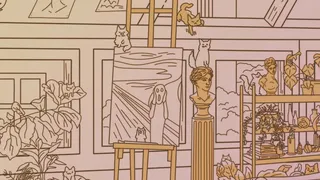 Скриншот 5 к игре Cats Visiting Cozy Art Studios