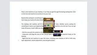 Скриншот 5 к игре Desktop Slot