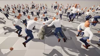 100 Men vs 1 Gorilla