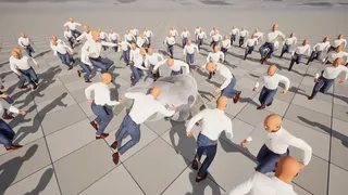 100 Men vs 1 Gorilla