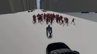 A Gorilla vs 100 Men Simulator
