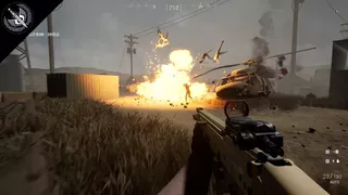 AC130 уничтожает зомби.