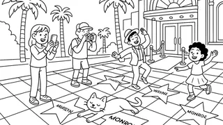 100 Cats Lost In USA Find & Color