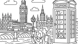 100 Cats Lost In England Find & Color