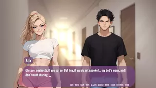HELP! My New Roommate is a Hung Goth Futanari Ghost !