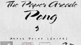 The Paper Arcade: Pong