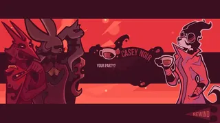Casey Noir and Carved Pumpkin's Latte