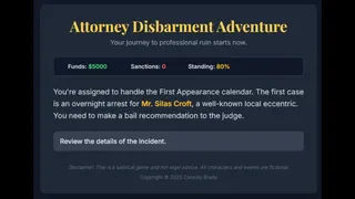 Attorney Disbarment Adventure