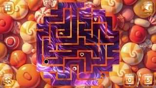 Sweetie Candy Maze: Orange