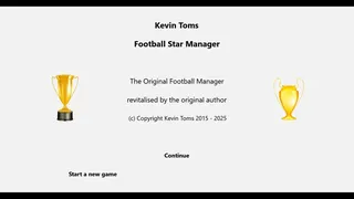 Kevin Toms Football Star Manager