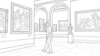 100 Cats Lost in Renaissance Gallery