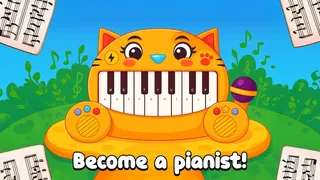 Cat Piano for Kids