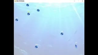 潜水员吞泡泡