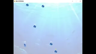 潜水员吞泡泡
