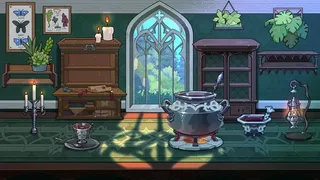 焙比魔药桌
