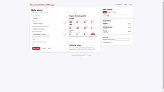 Streaming Platform Manager